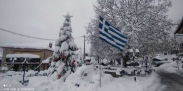 Όμορφες φωτογραφίες από την χιονισμένη Βλάστη