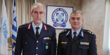 Επίσκεψη του Διοικητή Πυροσβεστικών Υπηρεσιών Περιφέρειας Δυτικής Μακεδονίας,με τον νέο Γενικό Περιφερειακό Αστυνομικό Διευθυντή, Ταξίαρχο κ. Κωνσταντίνο Σπανούδη
