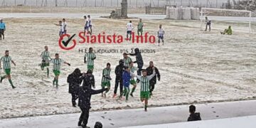 Α΄ ΕΠΣ Κοζάνης: Η Σιάτιστα «πήρε» το ντέρμπι με την Άρδασσα- Με έντονη χιονόπτωση έγινε το παιχνίδι από το 60 και μετά