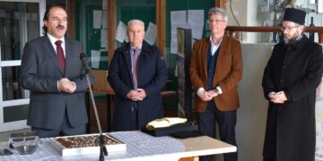 Με τις ευλογίες του Πατρός Αιμιλιανού πραγματοποιήθηκε Αγιασμός και κοπή Βασιλόπιτας στην Περιφερειακή Ενότητα Φλώρινας