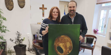 Δήμος Φλώρινας: Δωρεά πίνακα ζωγραφικής από την εικαστικό Μαρία Χατζηλάμπου