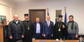 Επίσκεψη του Μητροπολίτη Καστορίας κ.κ. Καλλινίκου στον Δήμο Αμυνταίου