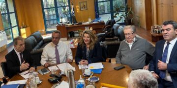 Για το θέμα της επανεκκίνησης κατασκευής του Φράγματος Νεστορίου η συναντήθηκε ο Γ. Αμαμαντίδης με τον Χρήστο Σταϊκούρα