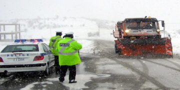 Προσωρινές κυκλοφοριακές ρυθμίσεις στο οδικό δίκτυο της Διεύθυνσης Αστυνομίας Κοζάνης λόγω δυσμενών καιρικών φαινομένων