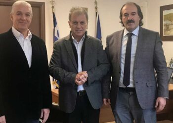 Συνάντηση Δήμαρχου Αμυνταίου με Περιφερειάρχη Δυτικής Μακεδονίας και Αντιπεριφερειάρχη ΠΕ Φλώρινας