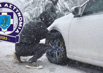 Πυκνή χιονόπτωση στη Δ. Μακεδονία: Που χρειάζονται αντιολισθητικές αλυσίδες – Δείτε την ενημέρωση από την Αστυνομία