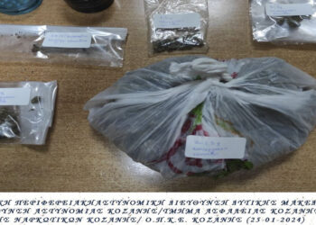 Συνελήφθη ανήλικος στην Κοζάνη για διακίνηση ναρκωτικών ουσιών – Βρέθηκαν στην κατοχή του 200 γρ. ακατέργαστης κάνναβης