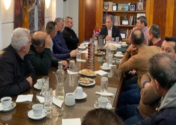 Συσκέψεις του Περιφερειάρχη Γιώργου Αμανατίδη στην Καστοριά