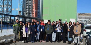 Τη νέα λιγνιτική μονάδα ΑΗΣ Πτολεμαΐδας – Μονάδα V επισκέφθηκαν μαθητές του 5ου Γυμνάσιου "Ευαγόρας Παλληκαριδης"