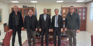 Συνάντηση του Περιφερειάρχη Γιώργου Αμανατίδη με τον Πρόεδρο του ΕΚΑΒ,  τους Αντιπροέδρους και τον Διευθυντή Δυτικής Μακεδονίας και Ηπείρου