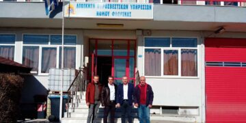 Ενημερωτική επίσκεψη στην Πυροσβεστική της Διοικούσας Επιτροπής Φλώρινας της ΝΔ