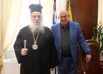 Επίσκεψη του Μητροπολίτη Γρεβενών κ.κ. Δαβίδ στον Δήμαρχο Γρεβενών