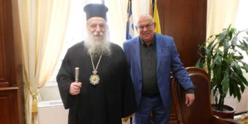 Επίσκεψη του Μητροπολίτη Γρεβενών κ.κ. Δαβίδ στον Δήμαρχο Γρεβενών