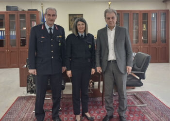Εθιμοτυπική επίσκεψη του Γενικού Περ. Αστυνομικού Διευθυντή Κωνσταντίνου Σπανούδη στον Περιφερειάρχη Δυτικής Μακεδονίας