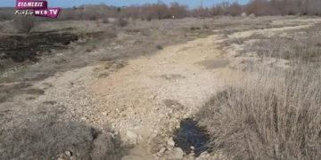 Κιλκίς: Στέγνωσαν λίμνες και ποτάμια από την ανομβρία (VIDEO)