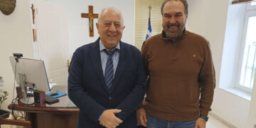 Με τον Διοικητή της Ειδικής Υπηρεσίας Δίκαιης Αναπτυξιακής Μετάβασης Πελοπίδα Καλλίρη συναντήθηκε ο Δήμαρχος Φλώρινας