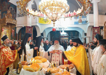 Μέγας Πανηγυρικός Εσπερινός στον εορτάζοντα Ιερό Ναό Αγίου Χαραλάμπους Τ.Κ. Μανιακίου Δήμου Αμυνταίου ( ρεπορτάζ της Κούλας Πουλασιχίδου )