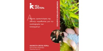 Πέτη Πέρκα: «Άμεση τροποποίηση της εθνικής νομοθεσίας για την κυκλοφορία των λιπασμάτων»