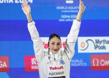 Καλλιτεχνική κολύμβηση: Η Πλατανιώτη κατέκτησε το χρυσό μετάλλιο στο Παγκόσμιο Υγρού στίβου