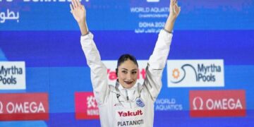 Καλλιτεχνική κολύμβηση: Η Πλατανιώτη κατέκτησε το χρυσό μετάλλιο στο Παγκόσμιο Υγρού στίβου