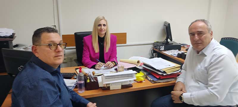 Σειρά επισκέψεων είχε το Εργατικό κέντρο Κοζάνης για τα θέματα υγείας και ασφάλειας των εργαζομένων