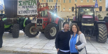 Στο αγροτικό συλλαλητήριο στο Σύνταγμα βρέθηκε η Βουλευτής Καλλιόπη Βέττα