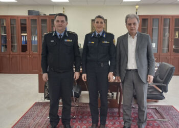 Στον Περιφερειάρχη τέθηκε η ανάγκη επέκτασης της Σχολής Πυροσβεστών, από τον Διοικητή της Πυροσβεστικής Ακαδημίας και την Διοικήτρια της Σχολής Πυροσβεστών