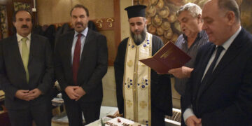 Την Βασιλόπιτα τους έκοψαν οι πρόεδροι των κοινοτήτων του Δήμου Φλώρινας