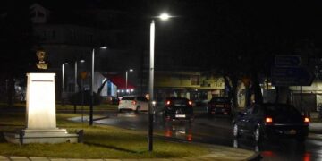 Τοποθέτηση νέων φωτιστικών LED στην πόλη της Φλώρινας