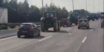 Ξεκίνησε η μεγάλη κάθοδος των τρακτέρ στην Αθήνα – VIDEO
