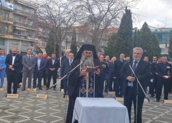 Εθνική Επέτειος 25ης Μαρτίου: Η Επιμνημόσυνη δέηση, ο πανηγυρικός της ημέρας και δηλώσεις επισήμων στην κεντρική πλατεία  Πτολεμαΐδας (φώτο-βίντεο)