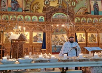 Παραμονή Ψυχοσάββατου στον Ιερό Ναό Αγίου Στεφάνου και Οσίας Παρασκευής της Επιβατινής Πτολεμαΐδας