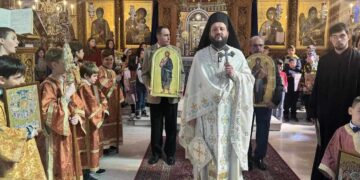 Με ιδιαίτερη κατάνυξη και μεγάλη συμμετοχή πιστών ,ο εορτασμός της Κυριακής της ΟΡΘΟΔΟΞΙΑΣ στον Ιερό Ναό Αγίου Στεφάνου Πτολεμαΐδας! (της Κούλας Πουλασιχίδου)