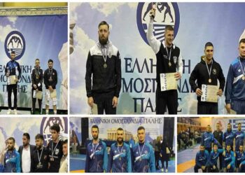 Πανελλήνιο Πάλης Ανδρών: 2 αργυρά και ένα χάλκινο για το Παλαιστικό Κέντρο Εορδαίας