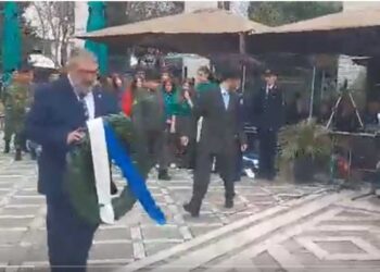 Πτολεμαΐδα: Εορτασμός 25ης Μαρτίου- Η κατάθεση στεφάνων (φώτο-βίντεο)