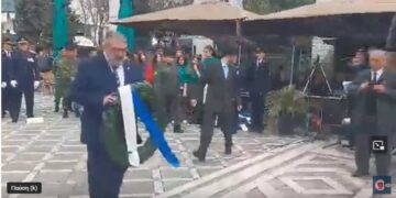 Πτολεμαΐδα: Εορτασμός 25ης Μαρτίου- Η κατάθεση στεφάνων (φώτο-βίντεο)