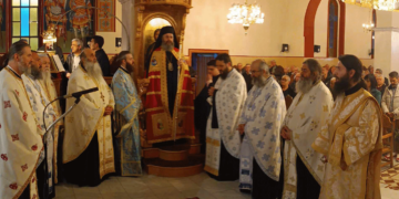 Αρχιερατικός Εσπερινός για τον Ευαγγελισμό της Θεοτόκου τελέστηκε στον Ι.Ν. Αγίου Ιωάννου Πτολεμαΐδας (ρεπορτάζ της Κούλας Πουλασιχίδου)