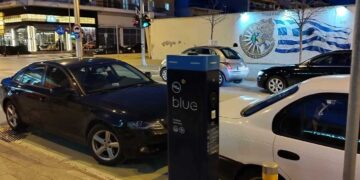 Πτολεμαΐδα: Έτοιμος ο σταθμός φόρτισης ηλεκτρικών οχημάτων μπροστά στο Δημαρχείο