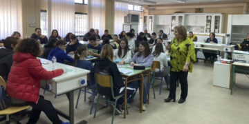 Δειγματική διδασκαλία σε πραγματική τάξη παρακολούθησαν οι μαθητές της Β΄ Τάξης του 2ου ΓΕΛ Πτολεμαΐδας