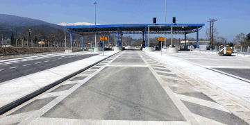 Εγνατία οδός: Αυξήσεις 26% και 35%, αντίστοιχα, στα διόδια Σιάτιστας και Πολυμύλου