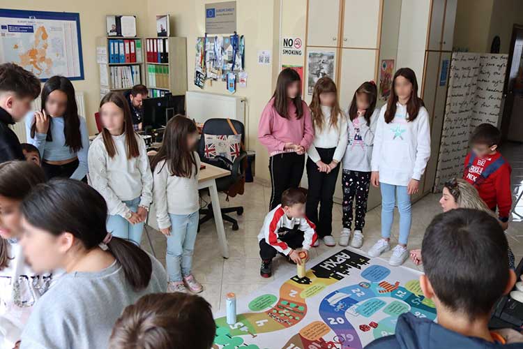 Εκπαιδευτική Επίσκεψη του Δημοτικού Σχολείου Καλλινίκης στον Όμιλο Ενεργών Δυτικής Μακεδονίας - Europe Direct Δυτικής Μακεδονίας