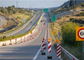 Εκτελούνται εργασίες στην Εθνική Οδό 2 Θεσσαλονίκης - Έδεσσας επί της γέφυρας Αξιού - Πώς θα γίνεται η κυκλοφορία