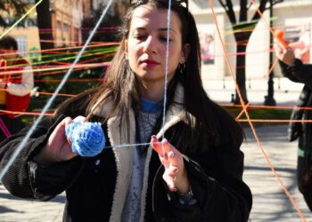 Εργαστήριο Περφόρμανς Σχολής Καλών Τεχνών Πανεπιστημίου Δυτικής Μακεδονίας: Περιπατητική παραστατική δράση σύγχρονου χορού