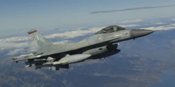 Κατέπεσε F-16 στη νήσο Ψαθούρα νότια της Χαλκιδικής