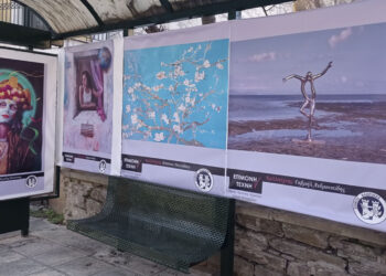 Φλώρινα: “Μόνιμη” έκθεση έργων ζωγραφικής σε στάσεις αστικών λεωφορείων