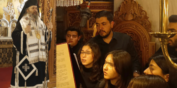 “Πλημμύρισε” από παιδικές φωνές η Αρχιερατική Προηγιασμένη Θεία Λειτουργία στον Ι.Ν. Αγίου Στεφάνου & Οσίας Παρασκευής Πτολεμαΐδας (ρεπορτάζ της Κούλας Πουλασιχίδου)