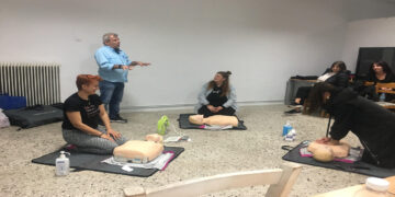 Σεμινάριο Πρώτων Βοηθειών στον Άγιο Δημήτριο από το ΕΚΑΒ Κοζάνης