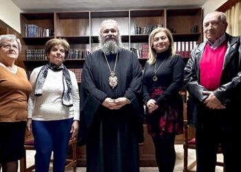 Την ευλογία του Σεβασμιωτάτου πήραν τα μέλη του Συλλόγου Πολυτέκνων Γονέων Εορδαίας