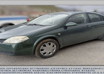 Συνελήφθησαν δύο διακινητές σε περιοχή της Φλώρινας, οι οποίοι μετέφεραν παράνομα, με Ι.Χ.Ε. αυτοκίνητο έναν αλλοδαπό