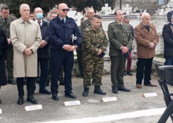 Τελέστηκε επιμνημόσυνη δέηση στο Στρατιωτικό Κοιμητήριο Αμυνταίου, στις 9/3